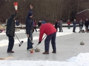 Curling on Lake of Menteith